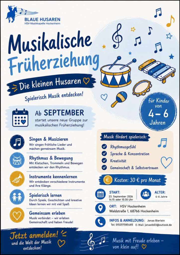 Musikalische Früherziehung – Die kleinen Husaren